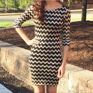 Black and Gold dress